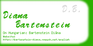diana bartenstein business card